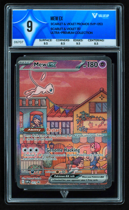 06707 MEW EX Grading Card