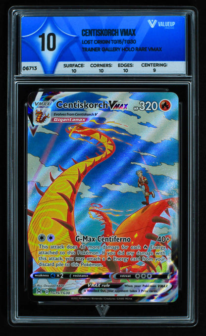 06713 CENTISKORCH VMAX Grading Card