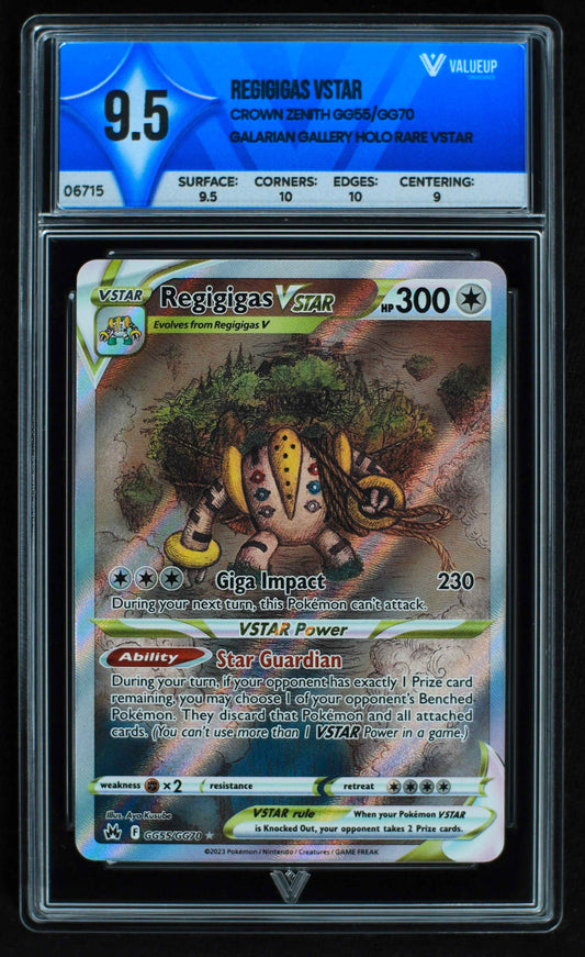 06715 REGIGIGAS VSTAR Grading Card