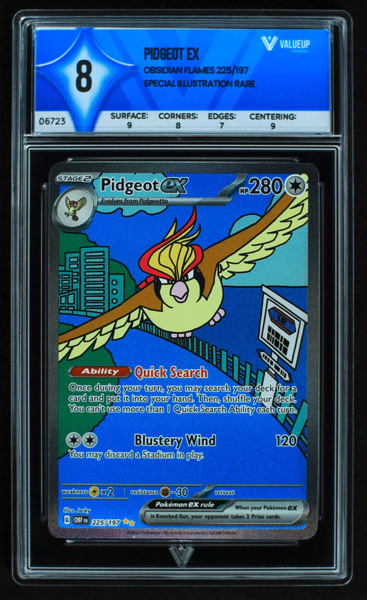 06723 PIDGEOT EX Grading Card