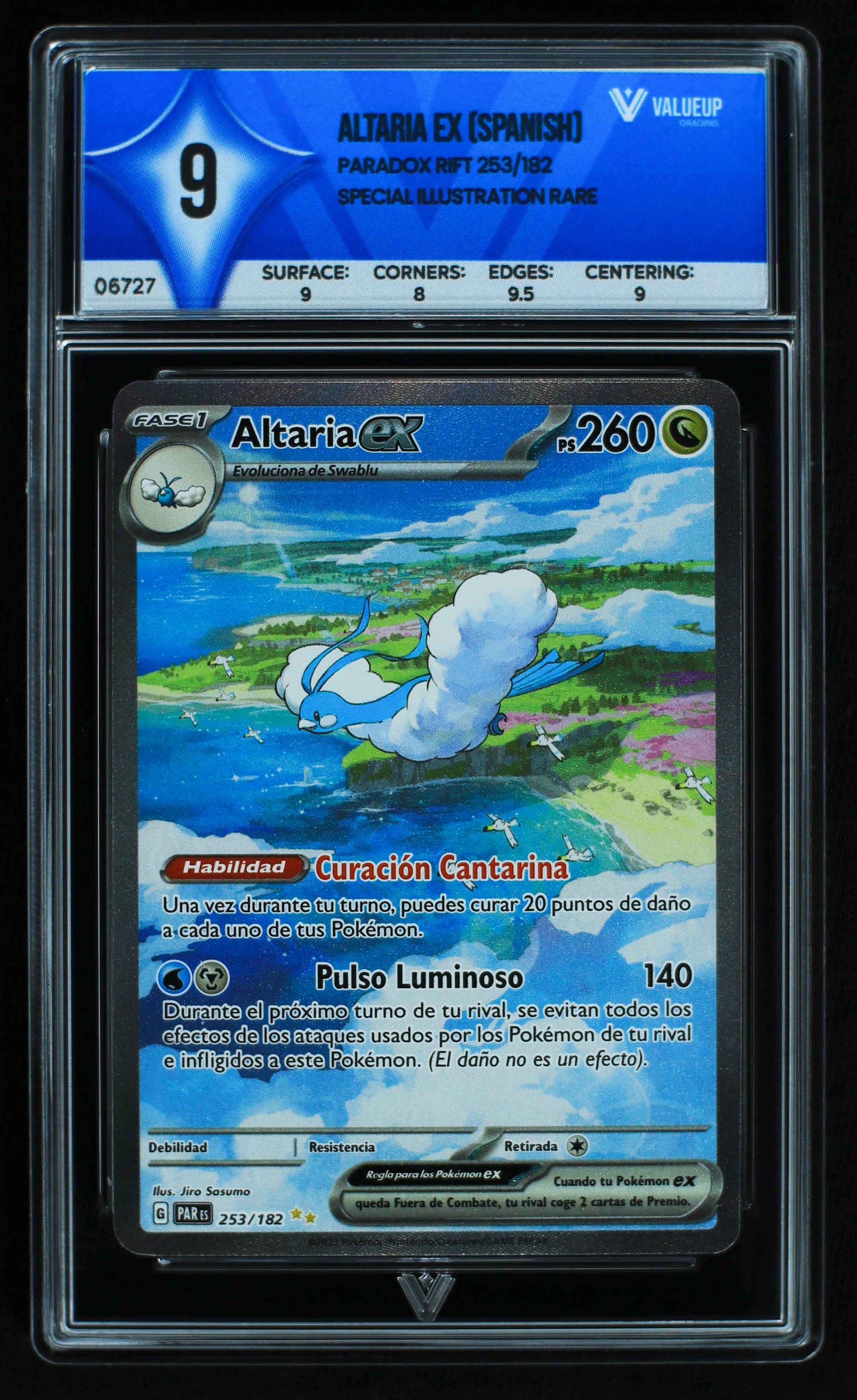 06727 ALTARIA EX (SPANISH) Grading Card