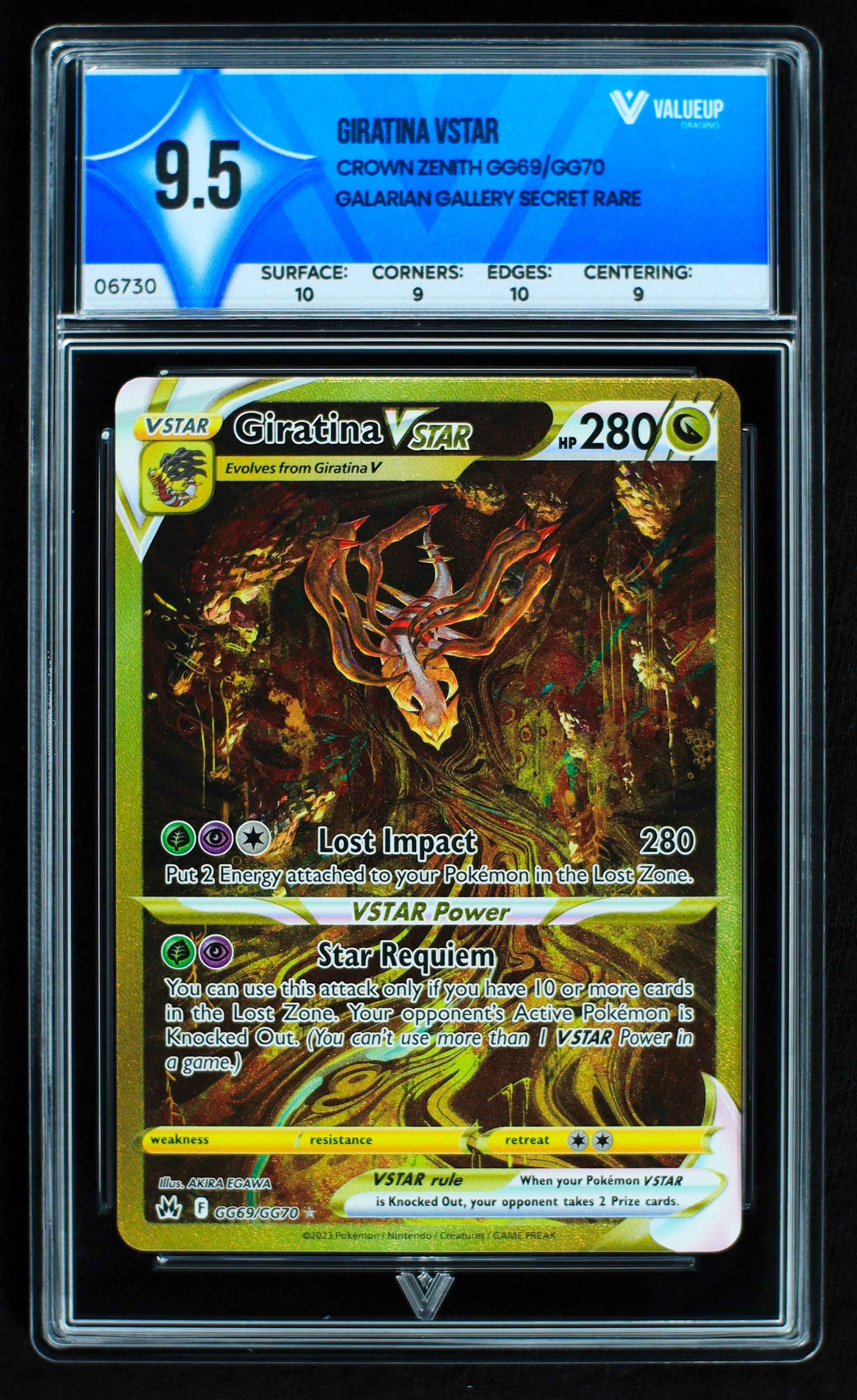 06730 GIRATINA VSTAR Grading Card