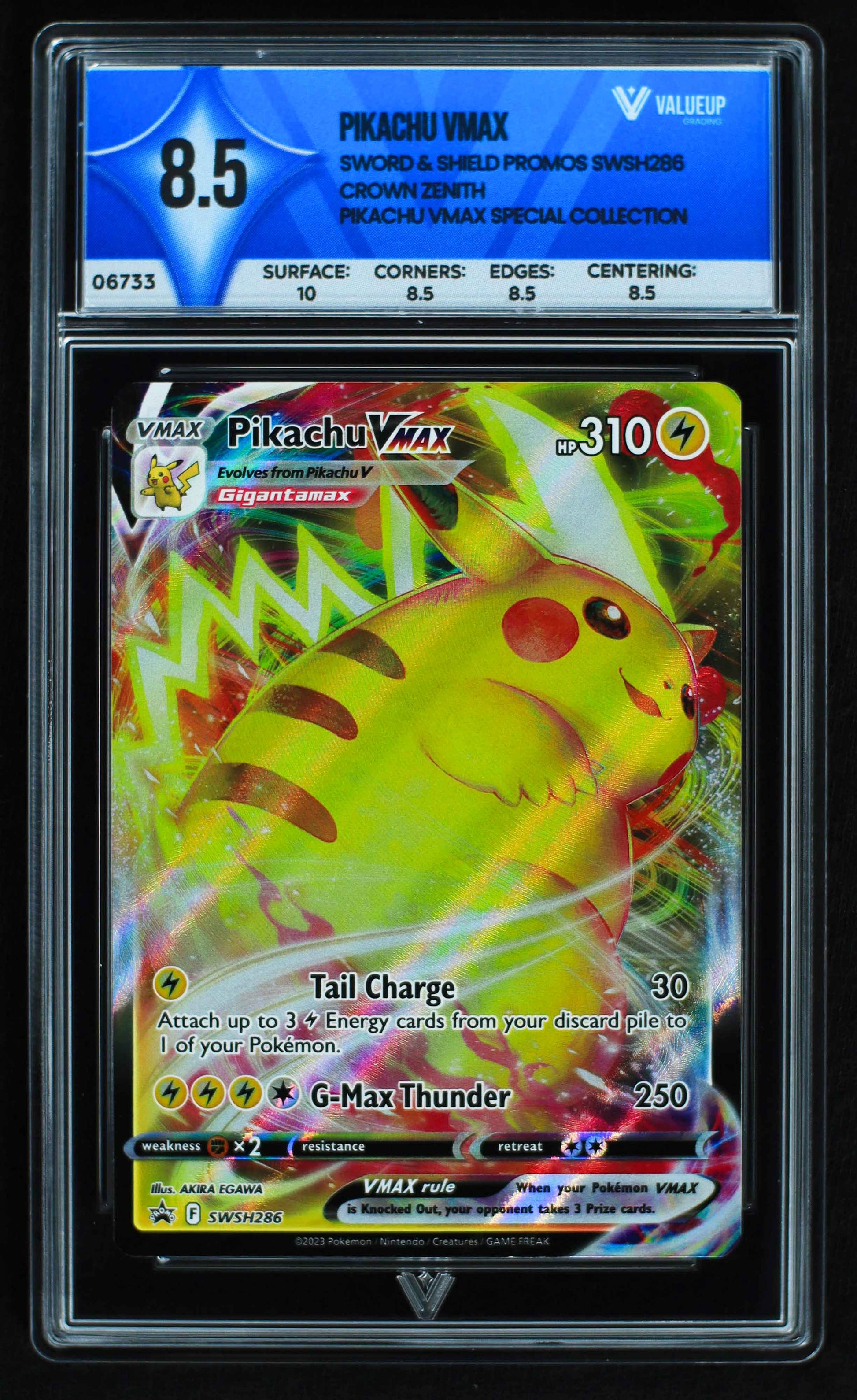 06733 PIKACHU VMAX Grading Card