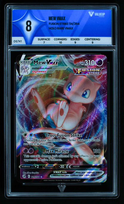 06741 MEW VMAX Grading Card