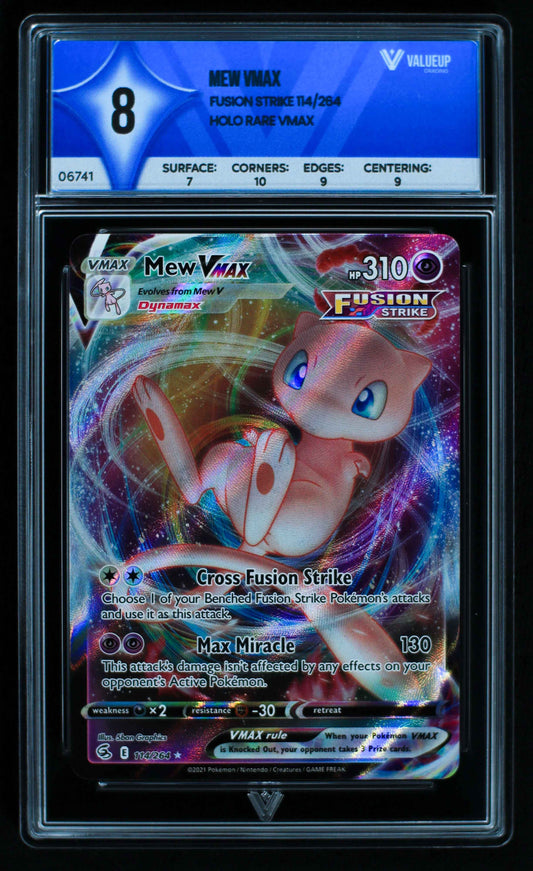 06741 MEW VMAX Grading Card