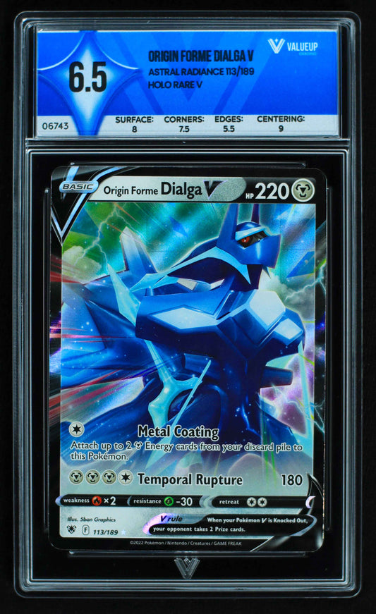 06743 ORIGIN FORME DIALGA V Grading Card