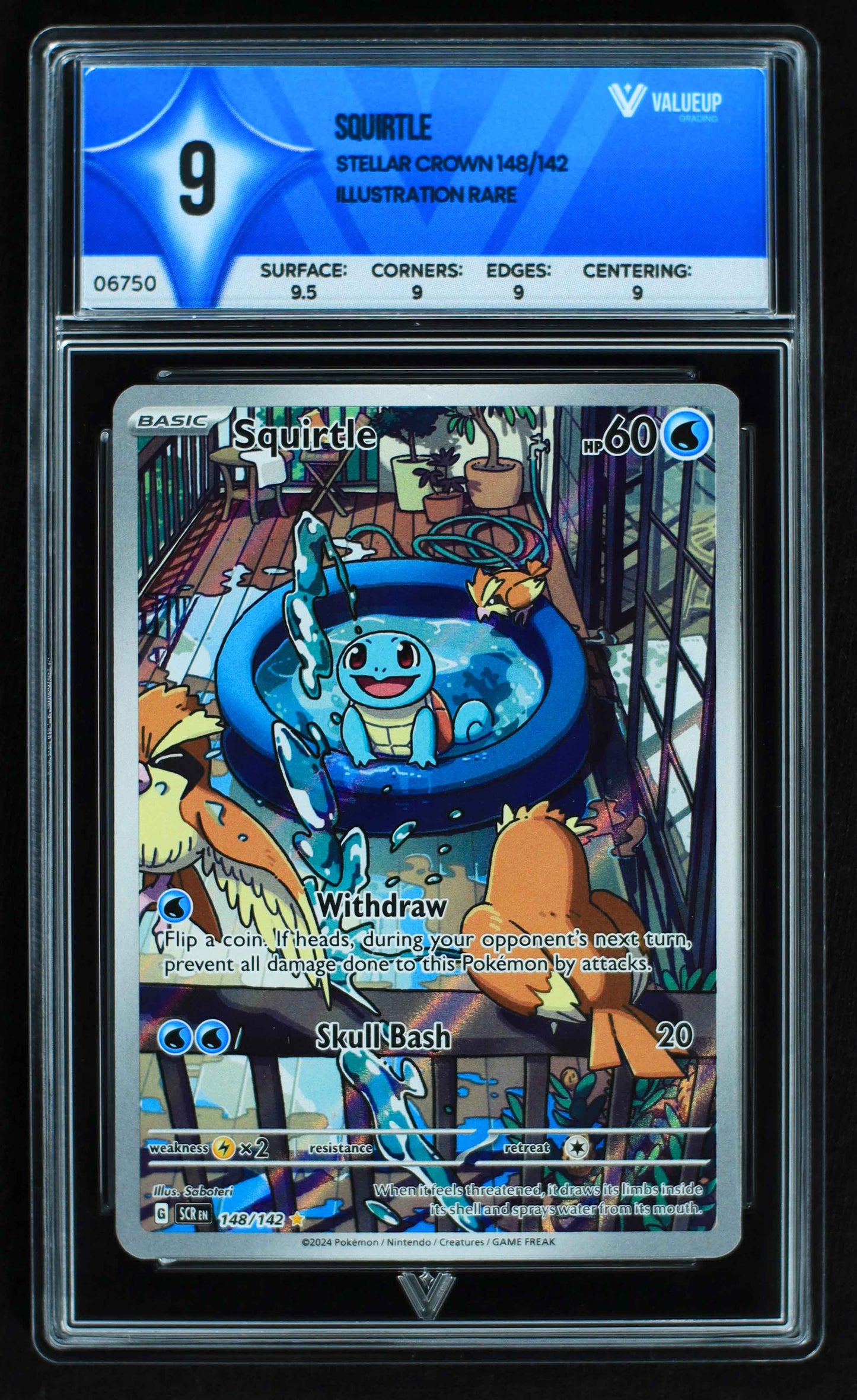 06750 SQUIRTLE Grading Card