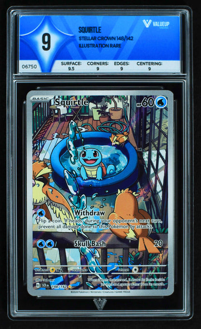 06750 SQUIRTLE Grading Card