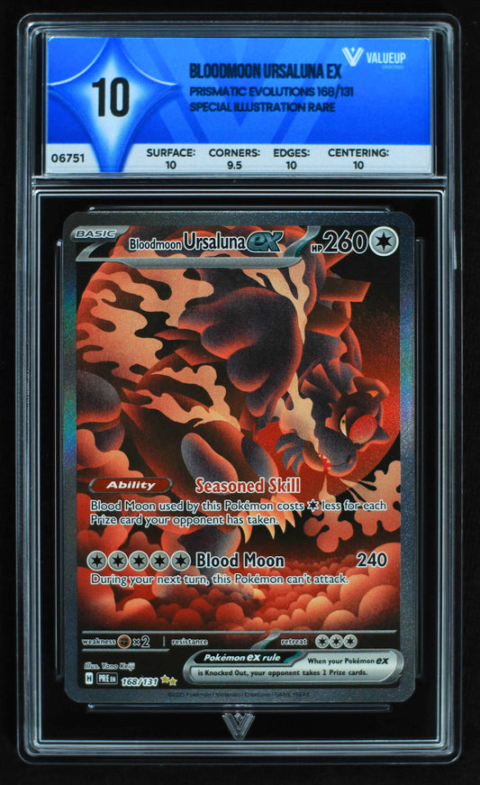 06751 BLOODMOON URSALUNA EX Grading Card