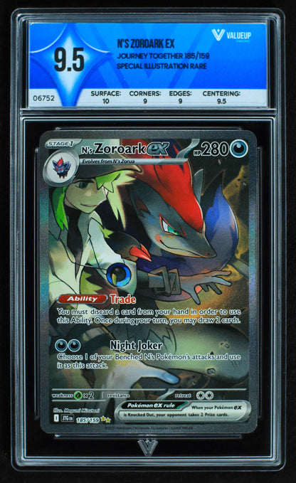 06752 N'S ZOROARK EX Grading Card