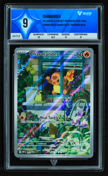 06753 CHARMANDER Grading Card