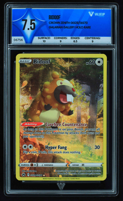 06756 BIDOOF Grading Card