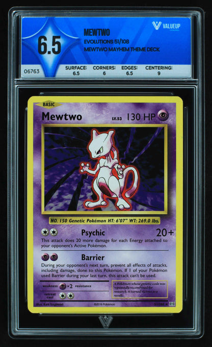 06763 MEWTWO Grading Card