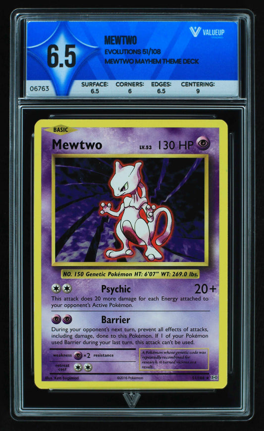 06763 MEWTWO Grading Card