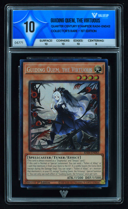 06771 GUIDING QUEM, THE VIRTUOUS Grading Card