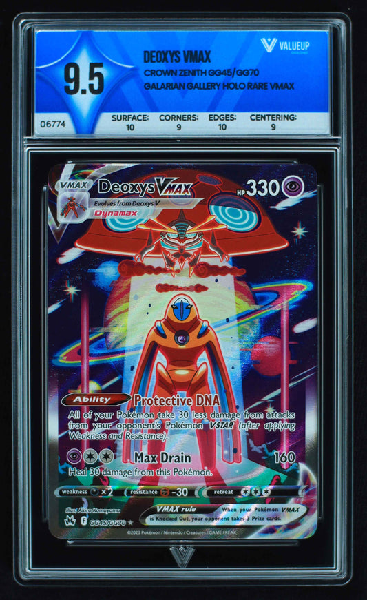 06774 DEOXYS VMAX Grading Card