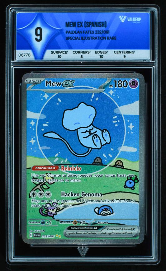 06778 MEW EX (SPANISH) Grading Card