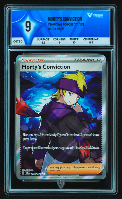 06780 MORTY'S CONVICTION Grading Card