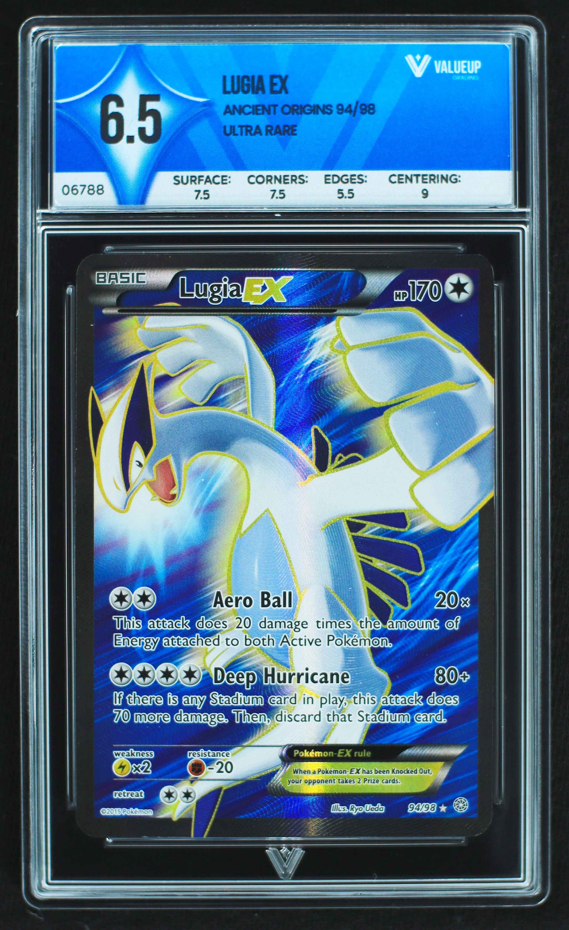 06788 LUGIA EX Grading Card