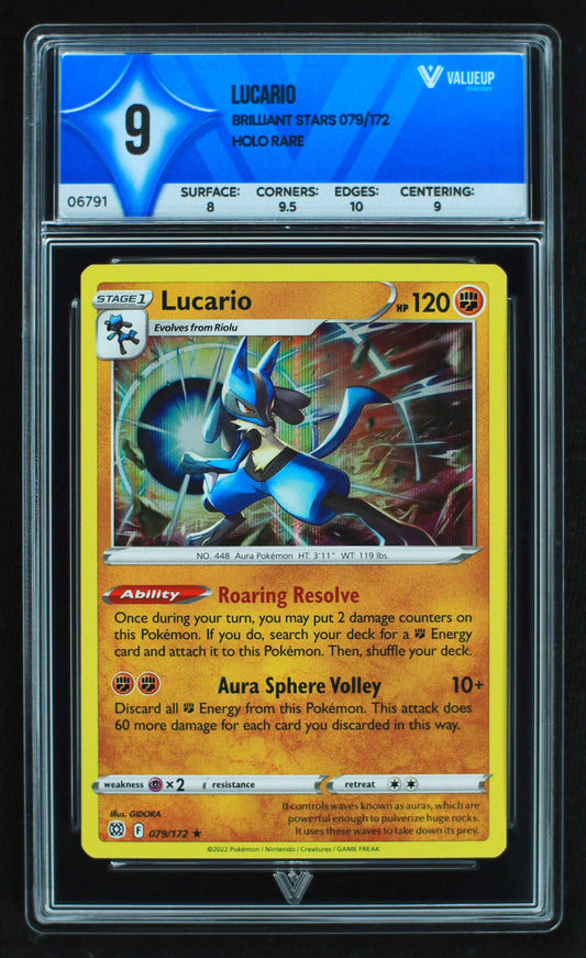 06791 LUCARIO Grading Card
