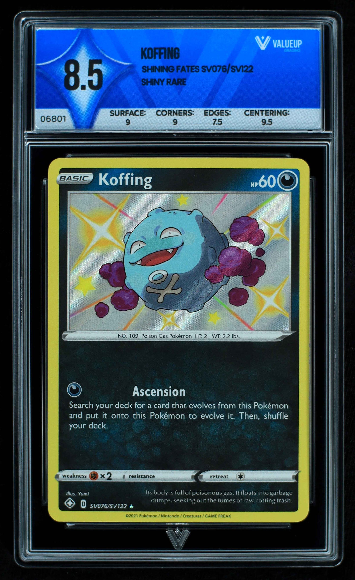 06801 KOFFING Grading Card