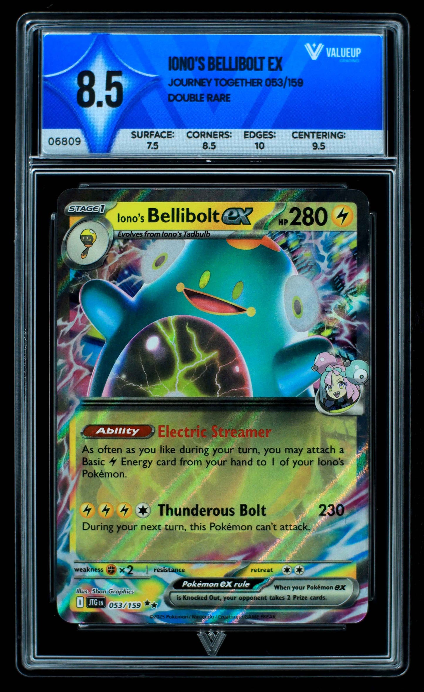06809 IONO'S BELLIBOLT EX Grading Card