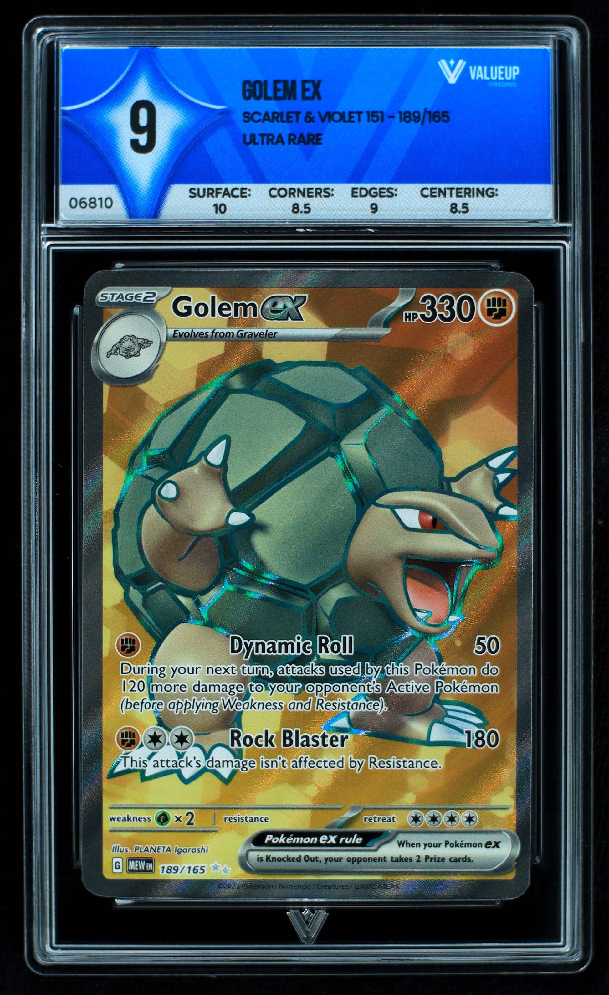 06810 GOLEM EX Grading Card