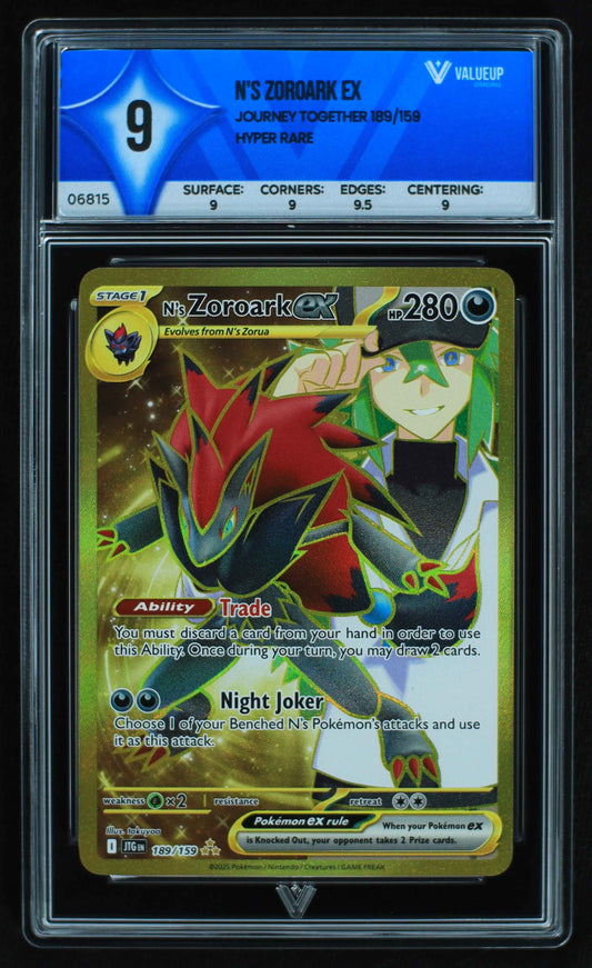 06815 N'S ZOROARK EX Grading Card