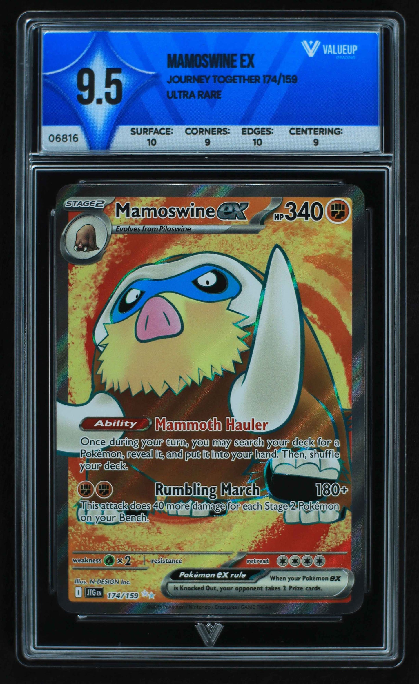 06816 MAMOSWINE EX Grading Card