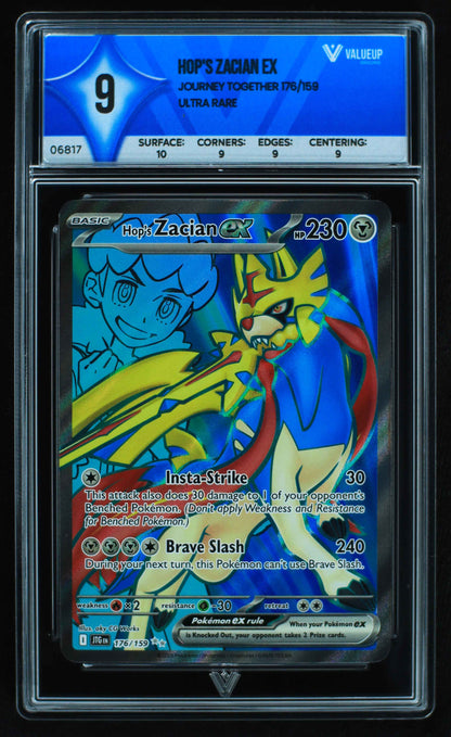 06817 HOP'S ZACIAN EX Grading Card