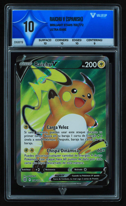 06819 RAICHU V (SPANISH) Grading Card