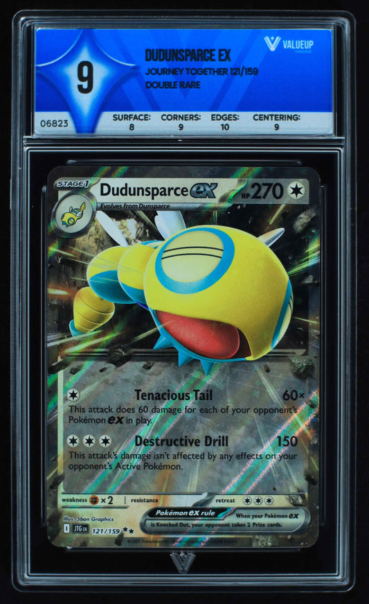 06823 DUDUNSPARCE EX Grading Card