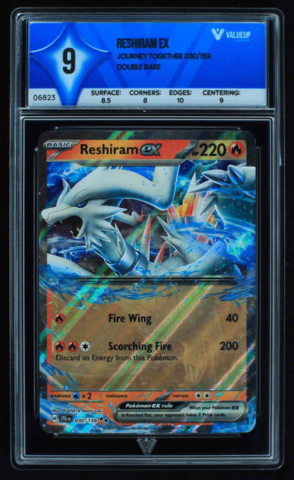06825 RESHIRAM EX Grading Card