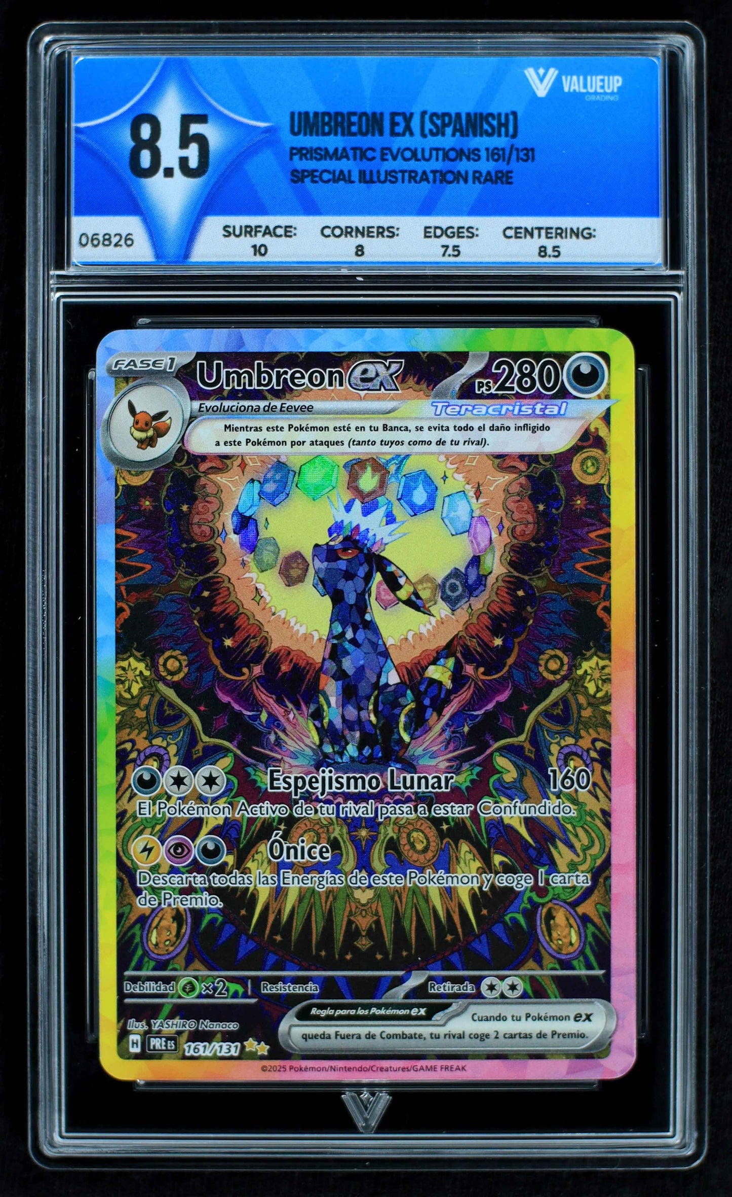 06826 UMBREON EX (SPANISH) Grading Card