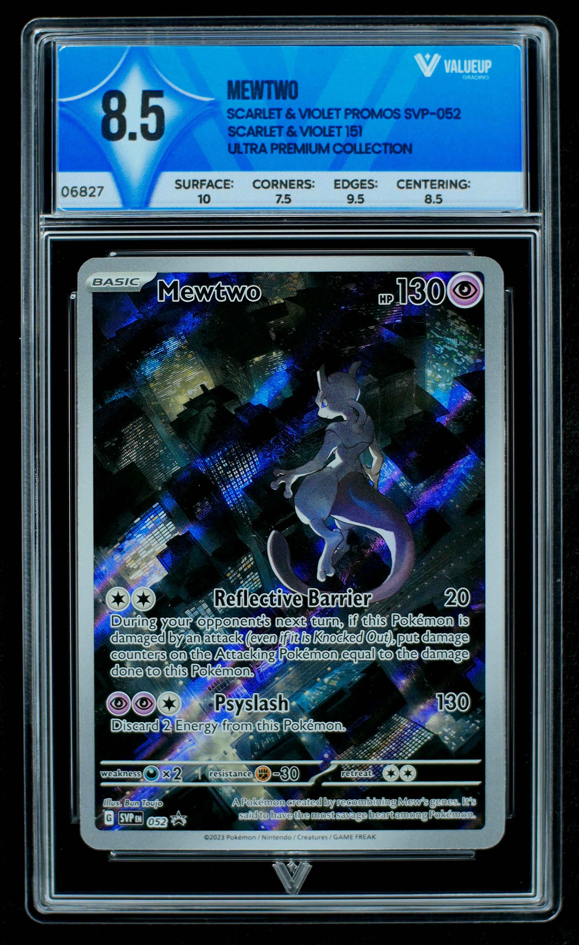 06827 MEWTWO Grading Card