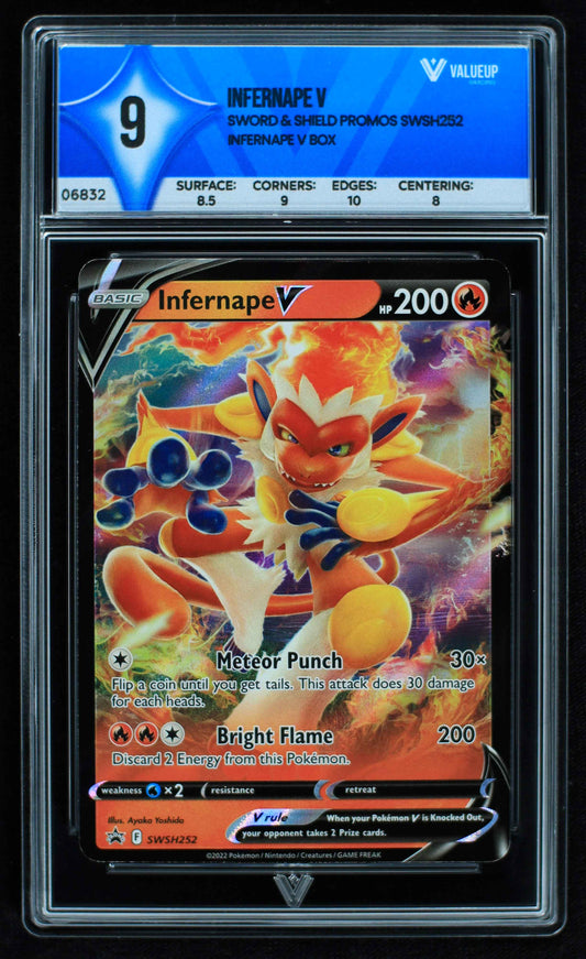 06832 INFERNAPE V Grading Card