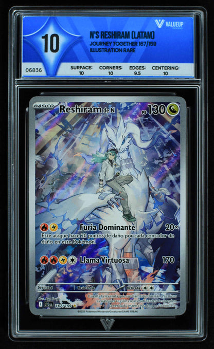 06836 N'S RESHIRAM (LATAM) Grading Card