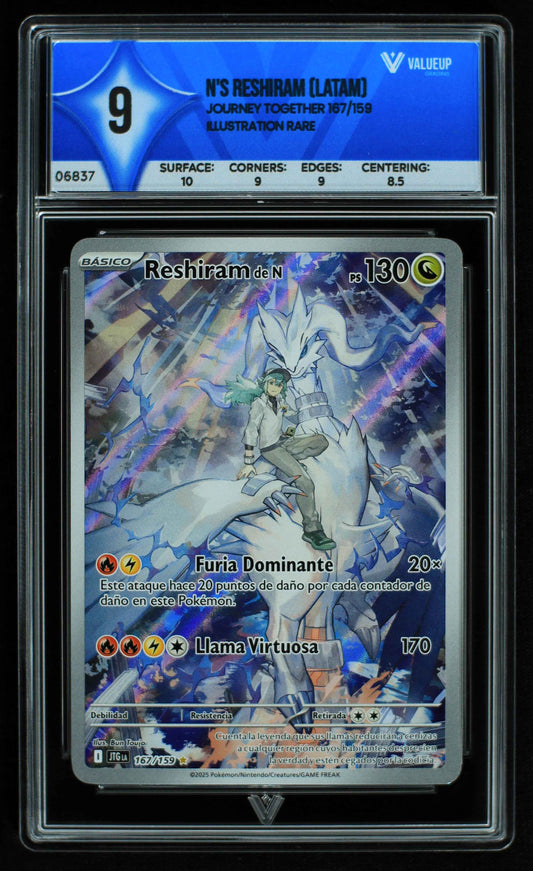 06837 N'S RESHIRAM (LATAM) Grading Card