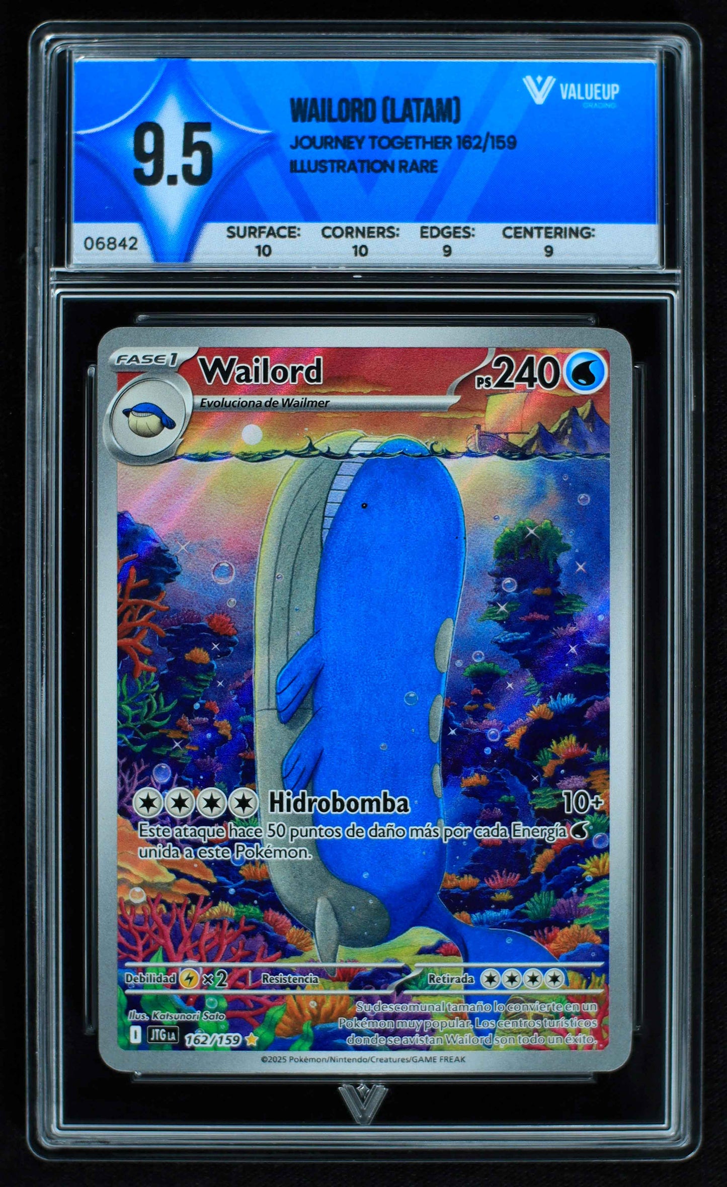 06842 WAILORD (LATAM) Grading Card