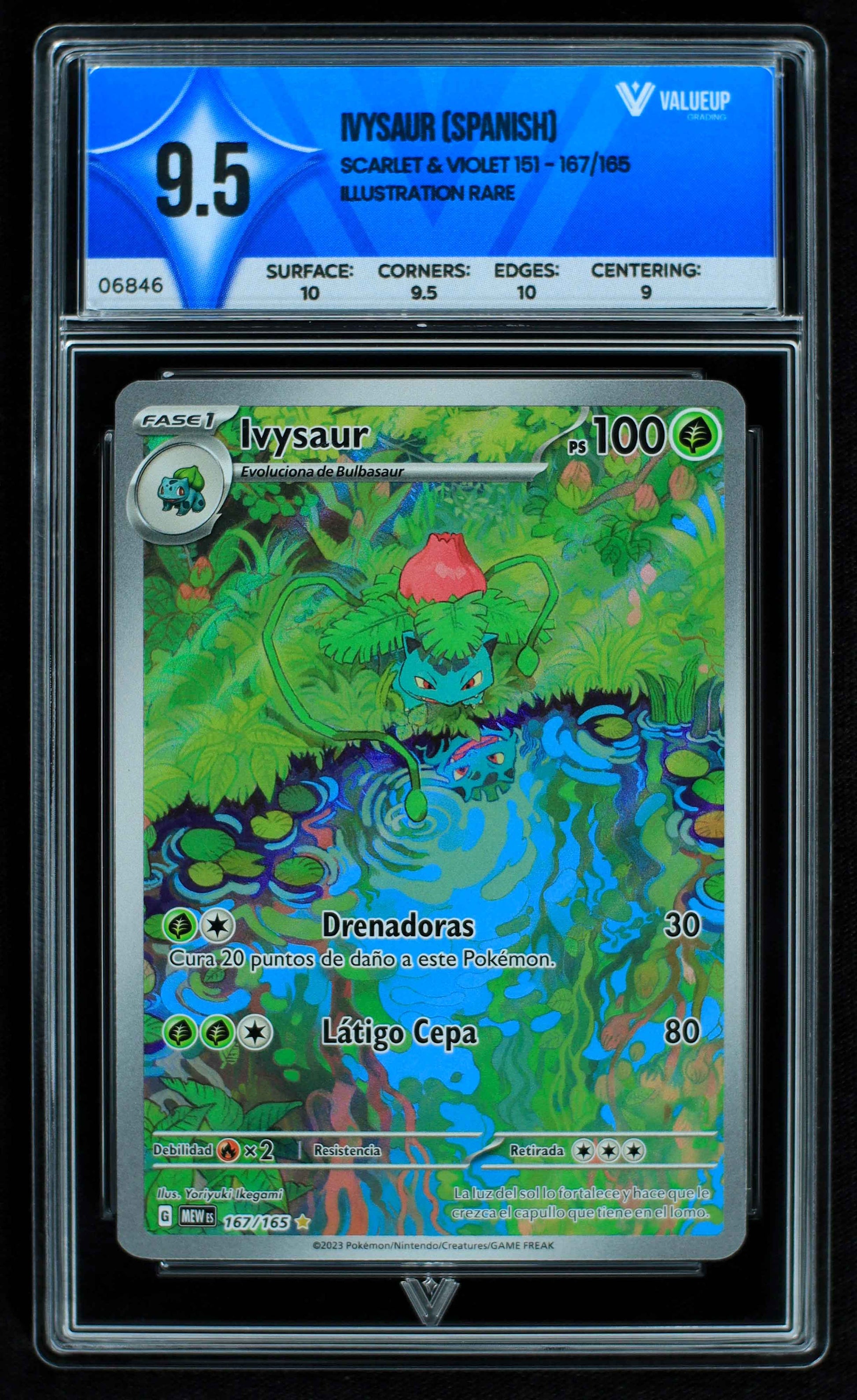 06846 IVYSAUR (SPANISH) Grading Card