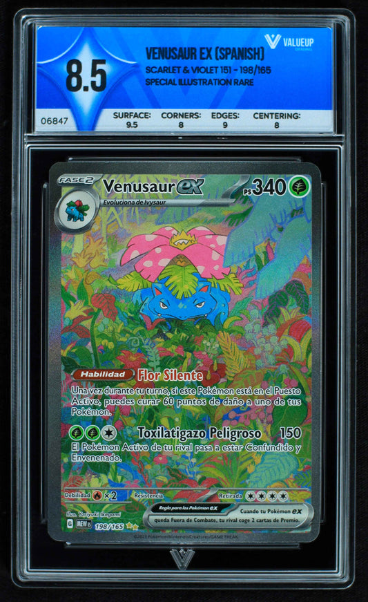06847 VENUSAUR EX (SPANISH) Grading Card