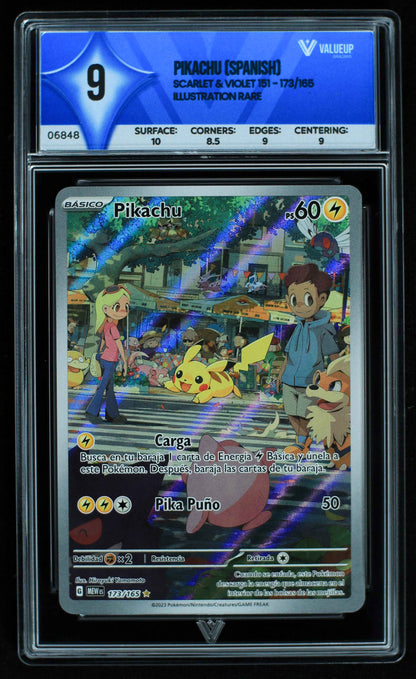 06848 PIKACHU (SPANISH) Grading Card
