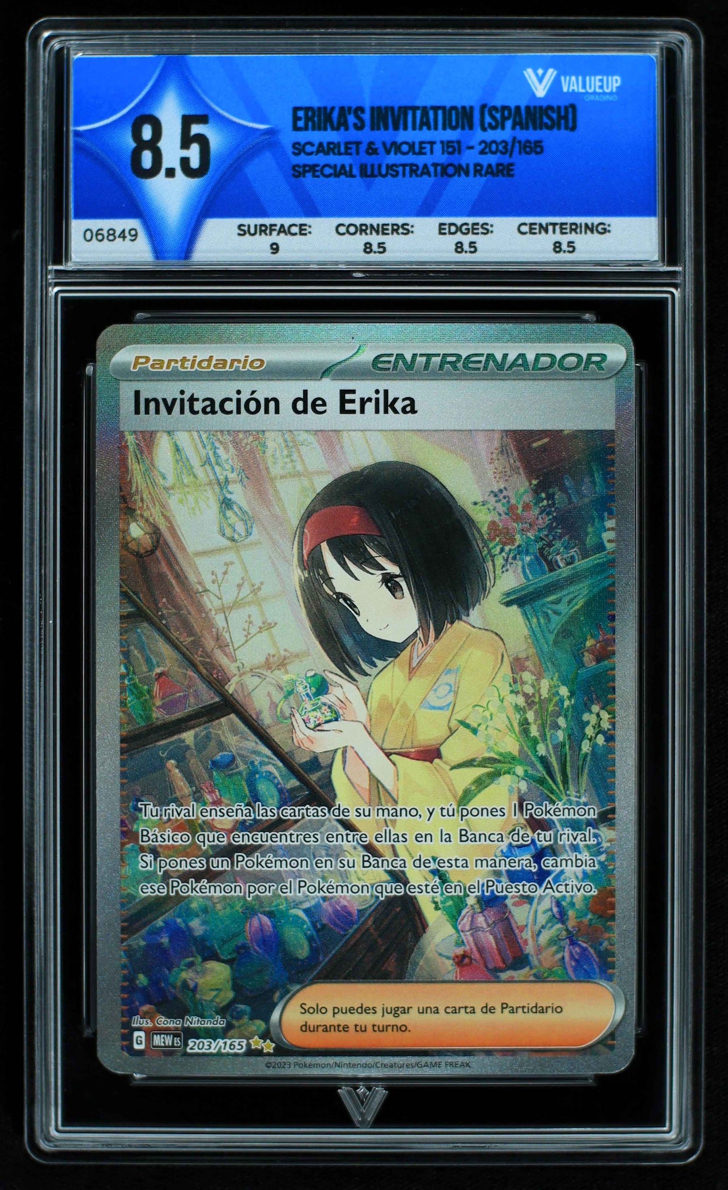 06849 ERIKA'S INVITATION (SPANISH) Grading Card