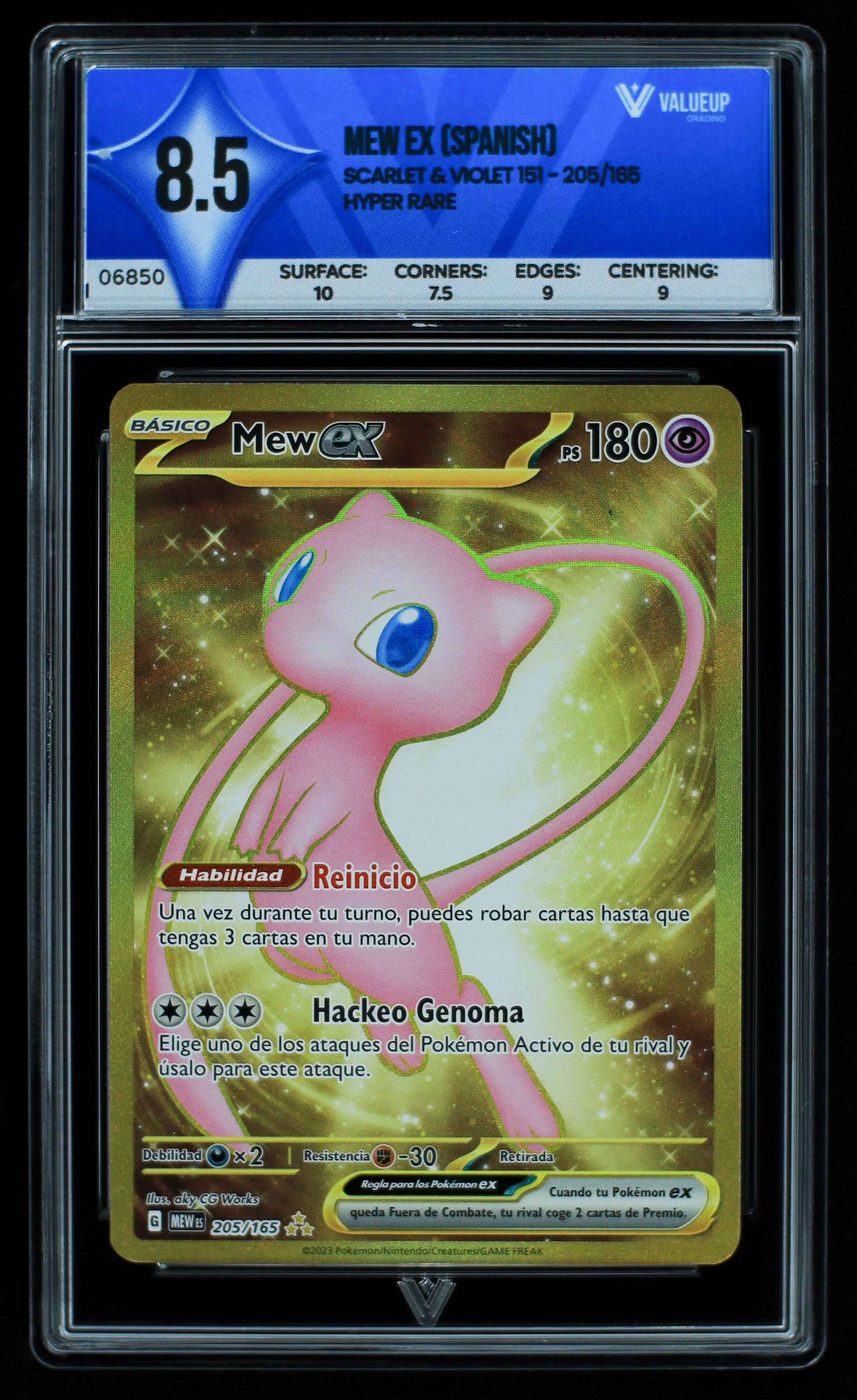 06850 MEW EX (SPANISH) Grading Card