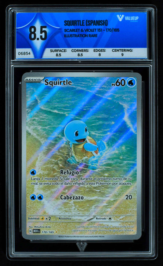 06854 SQUIRTLE (SPANISH) Grading Card