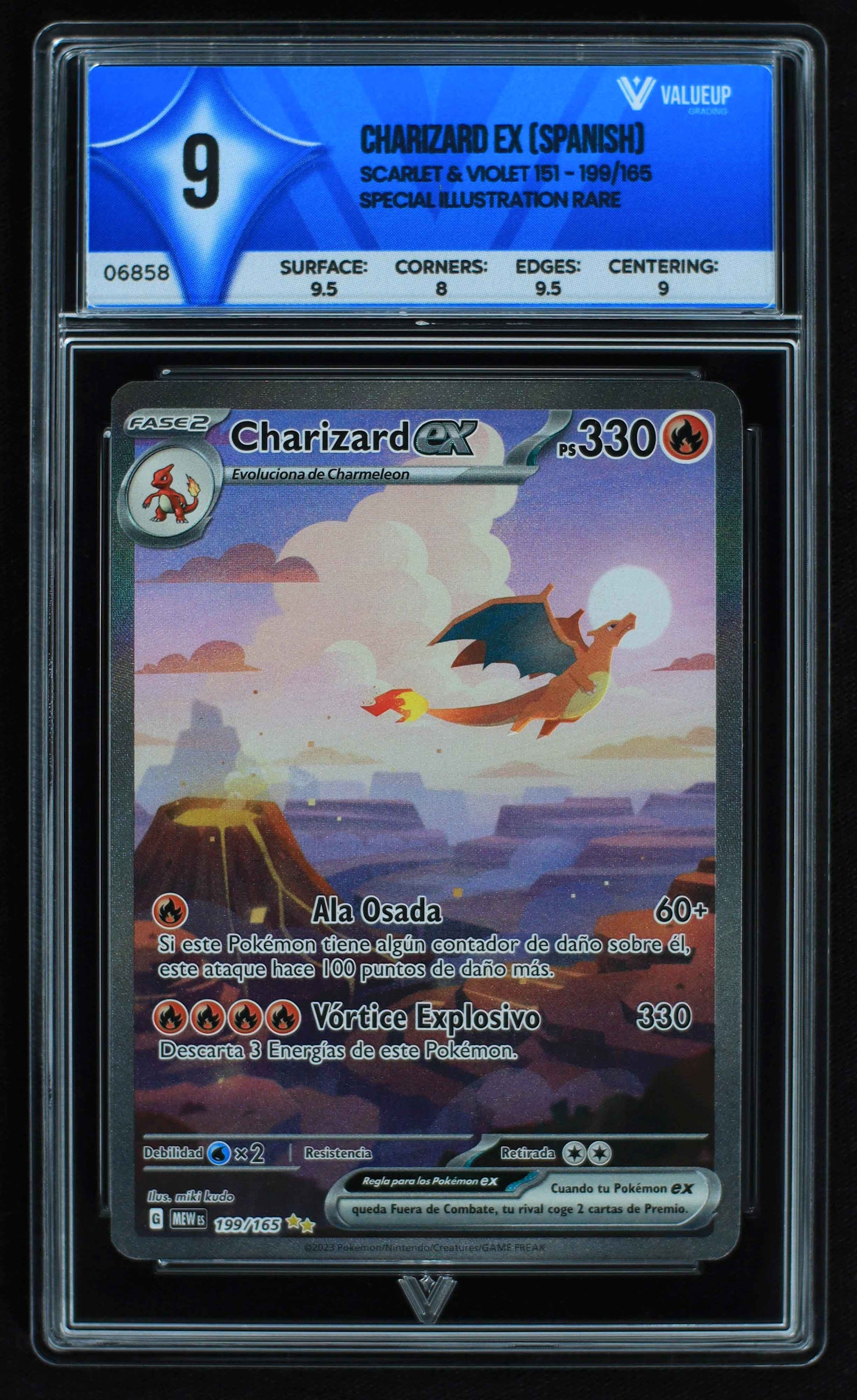 06858 CHARIZARD EX (SPANISH) Grading Card