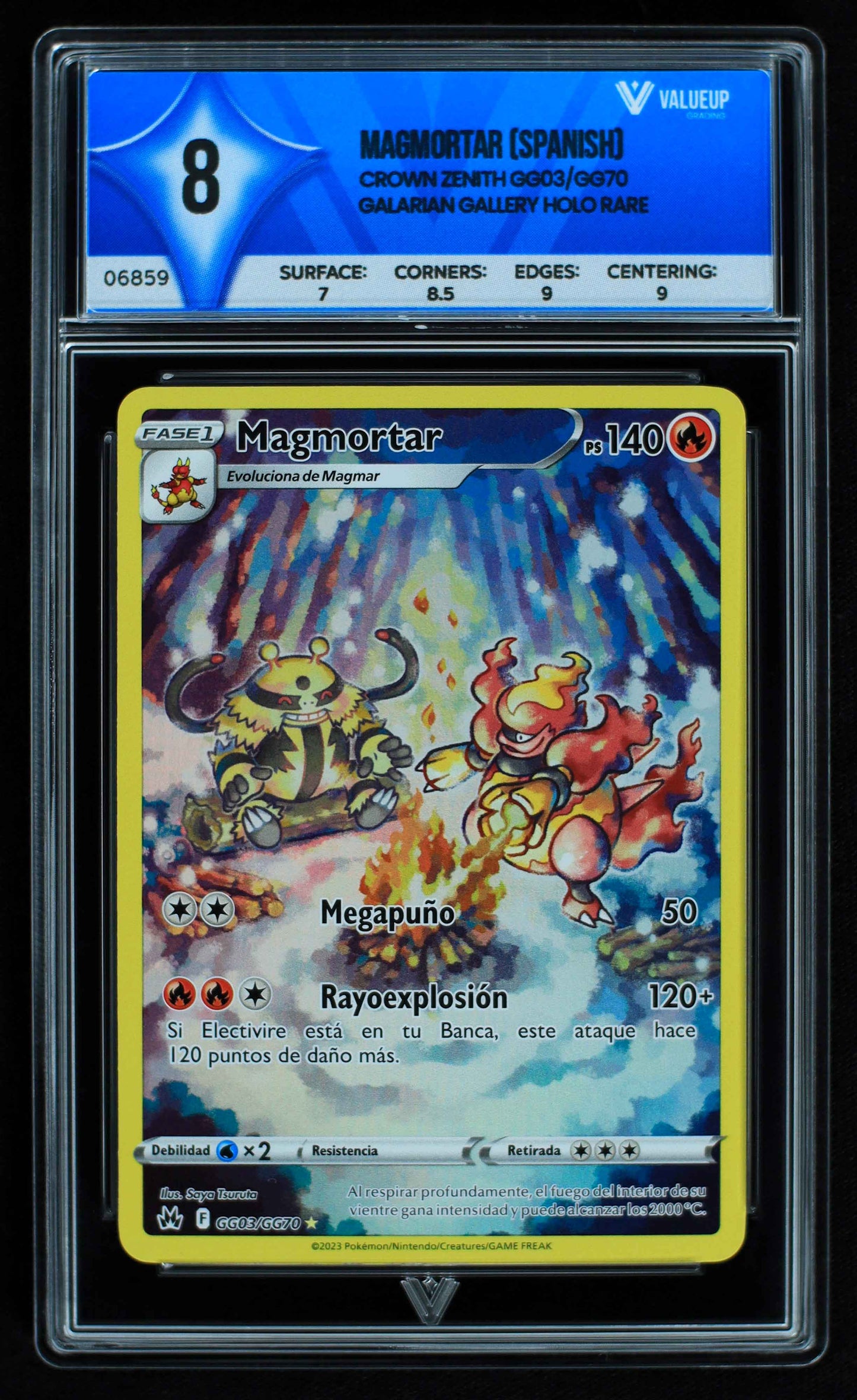 06859 MAGMORTAR (SPANISH) Grading Card