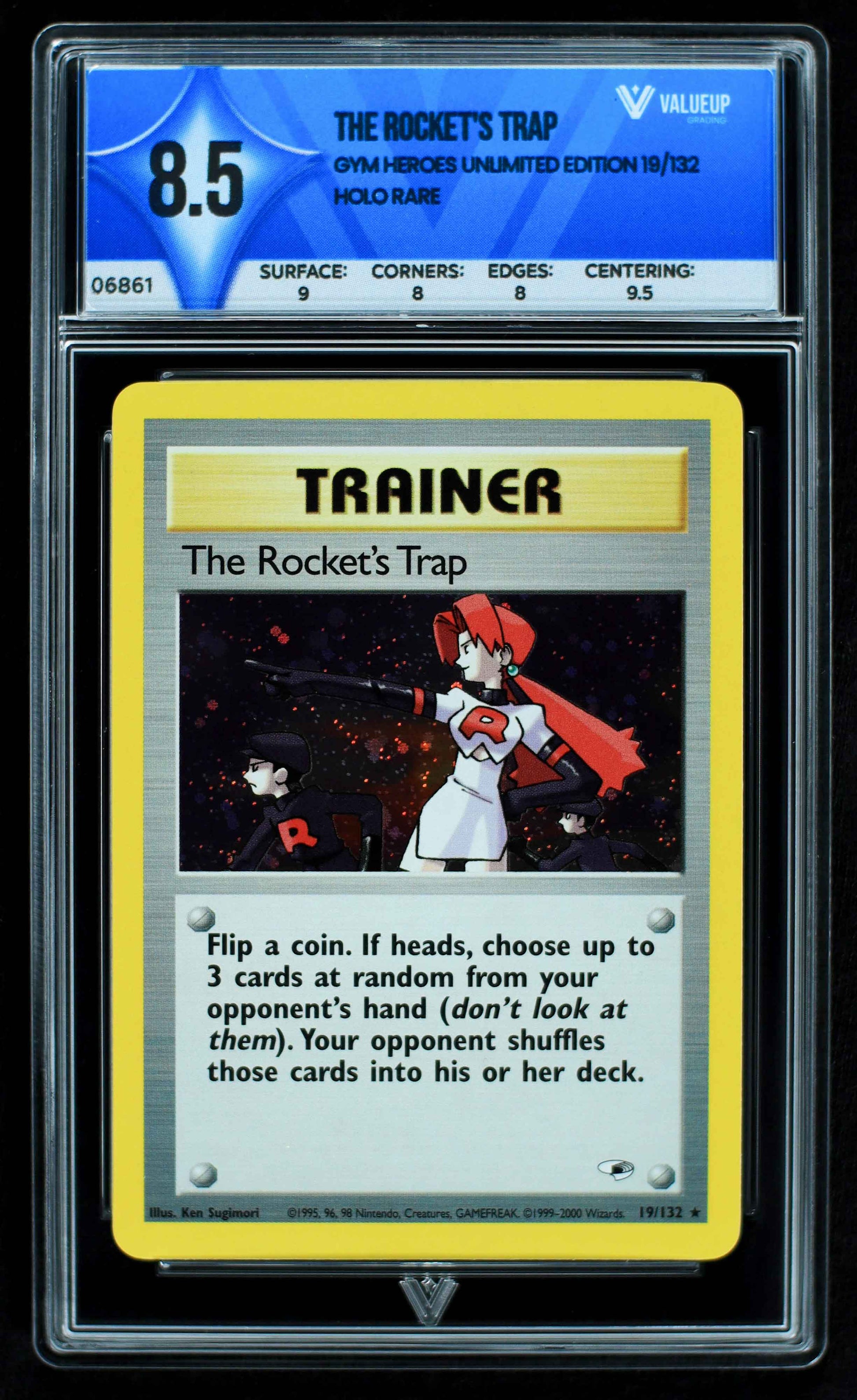 06861 THE ROCKET'S TRAP Grading Card