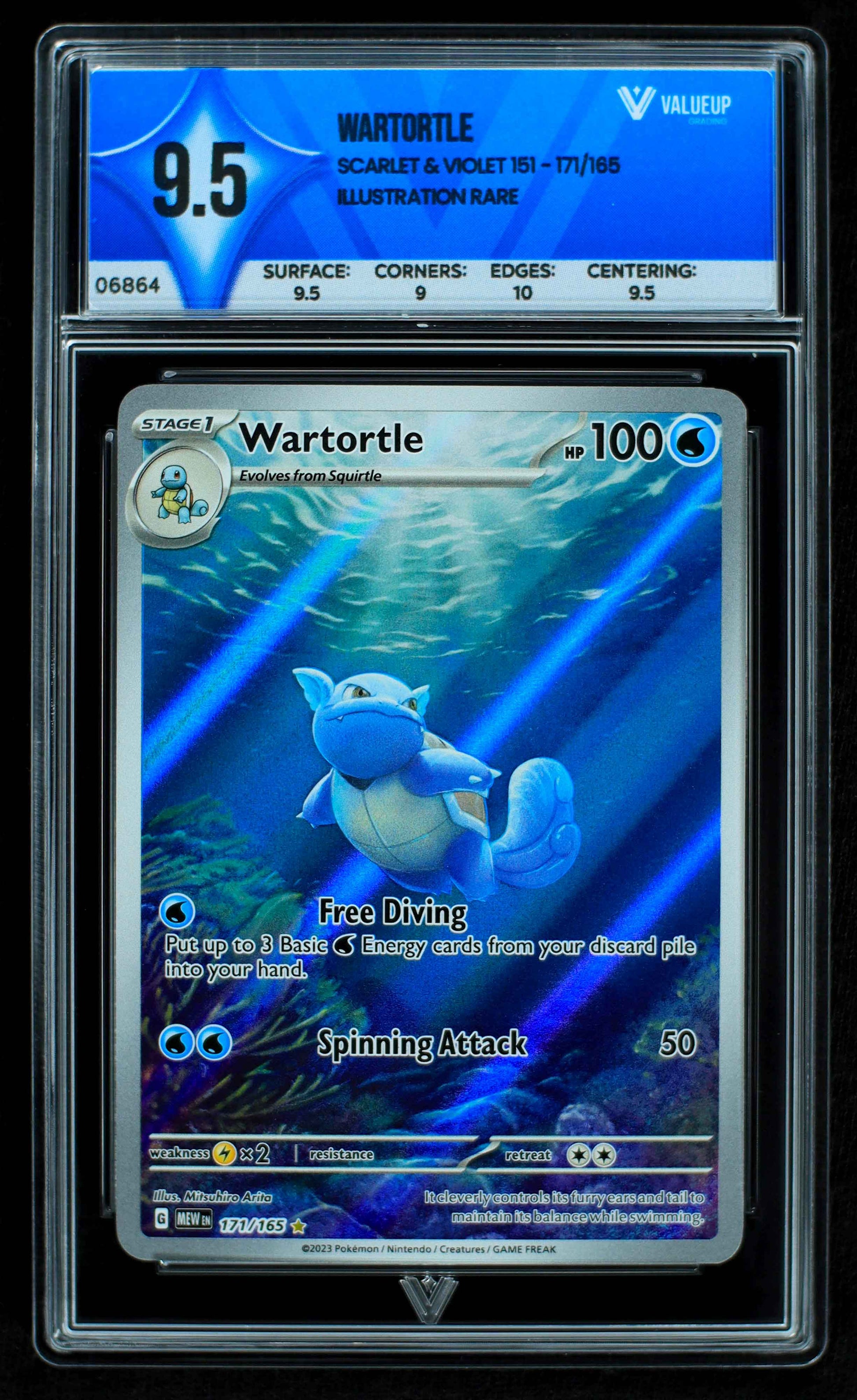 06864 WARTORTLE Grading Card