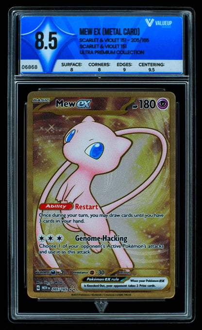 06868 MEW EX (METAL CARD) Grading Card
